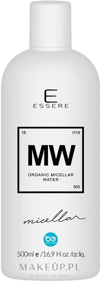 Essere Micellar Water мицеллярная вода органическая с календулой и розмарином для лица 500 мл