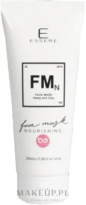 Essere FMn Hemp & Clay Face Mask — питательная тканевая маска с коноплёй и глиной, 100 мл