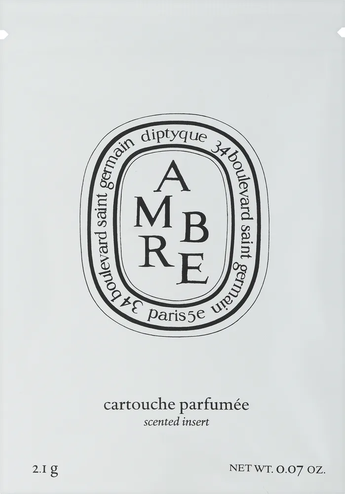 Сменный картридж Diptyque Amber Scented Refill For Electric Diffuser для электрического диффузора, аромат Amber, 2,1 г