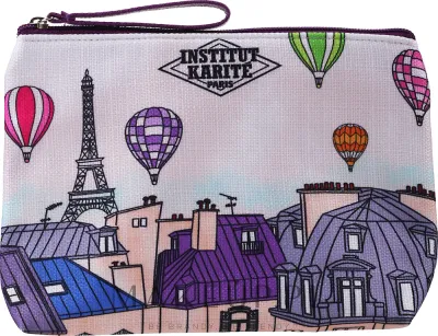 Косметичка Institut Karite Balloons Pouch с рисунком Парижа