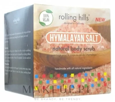 Скраб для тела Rolling Hills с гималайской солью натуральный, 250 г