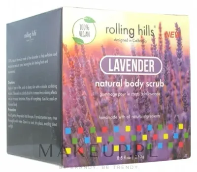 Скраб для тела Rolling Hills Лаванда натуральный, 250 г