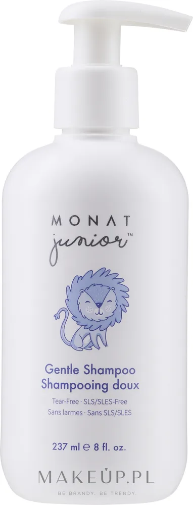 Детский шампунь Monat Junior Gentle деликатный с кокосом от 3 лет 237 мл