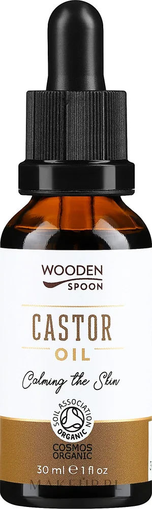 Касторовое масло Wooden Spoon для волос, ресниц и бровей 30 мл