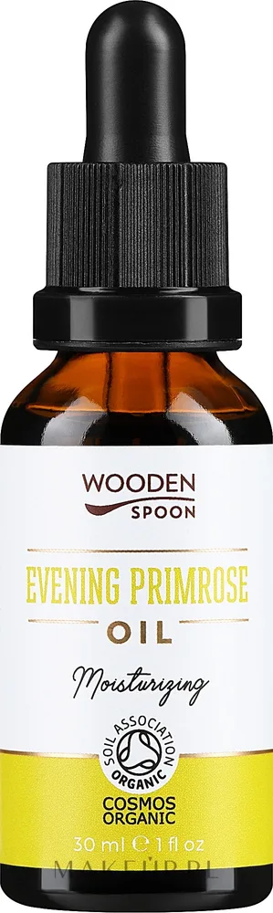 Масло вечерней примулы Wooden Spoon Evening Primrose Oil для сухой кожи органическое холодного отжима 30 мл