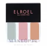 Набор корректоров для лица Elroel All Cover Trio кремовые, три оттенка, 4,5 г — фото 1