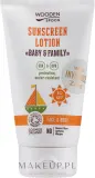 Молочко для тела Wooden Spoon Baby and Family Milk SPF30 солнцезащитное, для взрослых и детей, 150 мл — фото 2