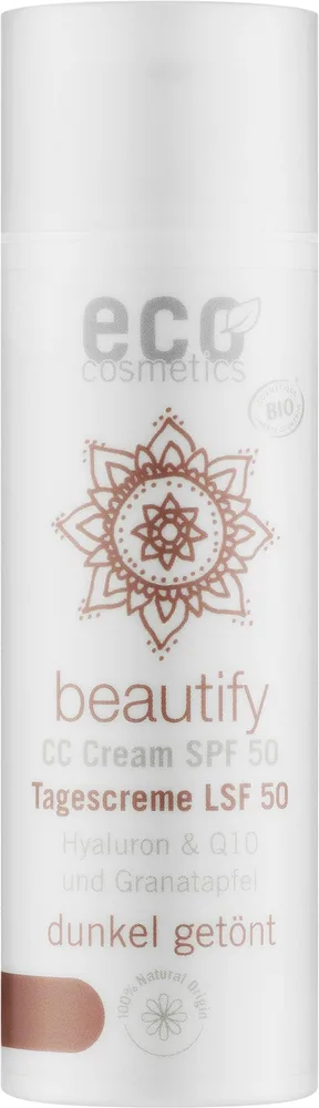 CC-крем Eco Cosmetics Tinted CC Cream, оттенок Dark Toned
