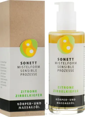 Масло для тела и массажа Sonett Citrus Massage Oil цитрус и кедр органическое 145 мл