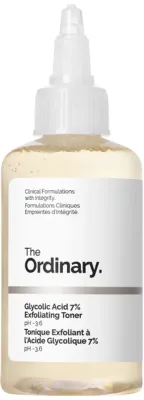 Тоник для лица The Ordinary Glycolic Acid 7% Exfoliating Toner отшелушивающий, 240 мл, Канада