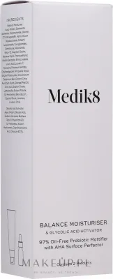 Набор Medik8 пробиотический крем и гликолевый AHA-активатор с ниацинамидом 50+10 мл