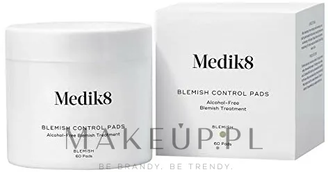 Диски для лица с салициловой кислотой Medik8 Blemish Control Pads, 60 шт., Великобритания