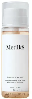 Тоник для лица Medik8 Press & Glow отшелушивающий, с PHA-кислотами, 200 мл, Великобритания