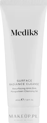 Гель для умывания с AHA/BHA кислотами Medik8 Surface Radiance Cleanse, 40/150 мл, Великобритания