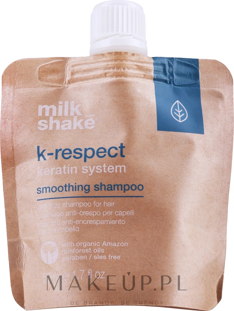 Milk_shake Milk Shake K-Respect Smoothing Shampoo - Разглаживающий шампунь Milk Shake K-Respect с кератином и муруму 250 мл