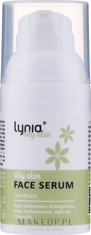 Сыворотка для лица Lynia Oily Skin для жирной кожи с ниацинамидом и PHA-кислотой 30 мл