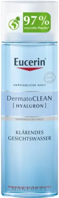 Eucerin DermatoCLEAN Hyaluron Tonic тоник для лица очищающий 200 мл, тоник с гиалуроновой кислотой для всех типов кожи, завершение демакияжа