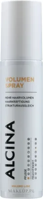 Спрей для объёма волос Alcina Volume Spray с ниацинамидом и креатином, 125 мл