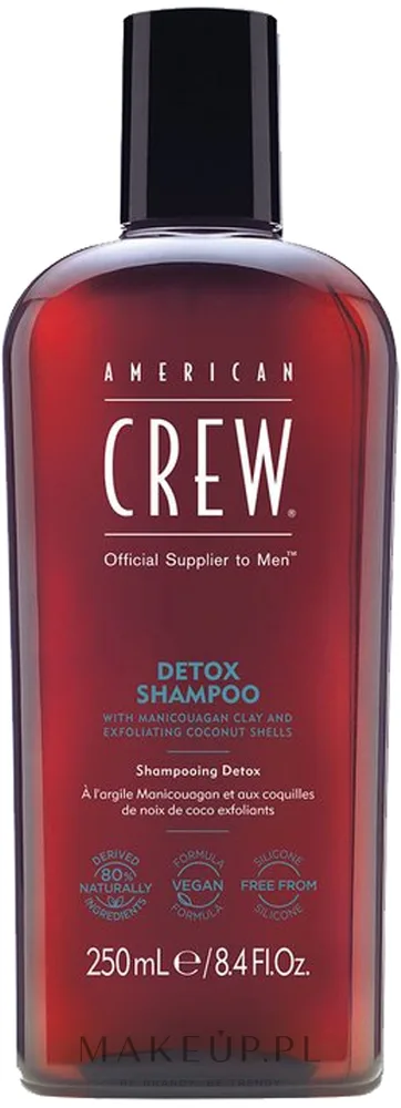 Детокс-шампунь American Crew с кокосовыми микрогранулами 250 мл