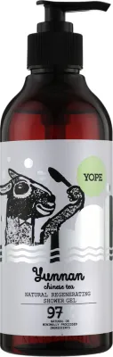 Восстанавливающий гель для душа Yope Yunnan Shower Gel с зелёным чаем, 400 мл