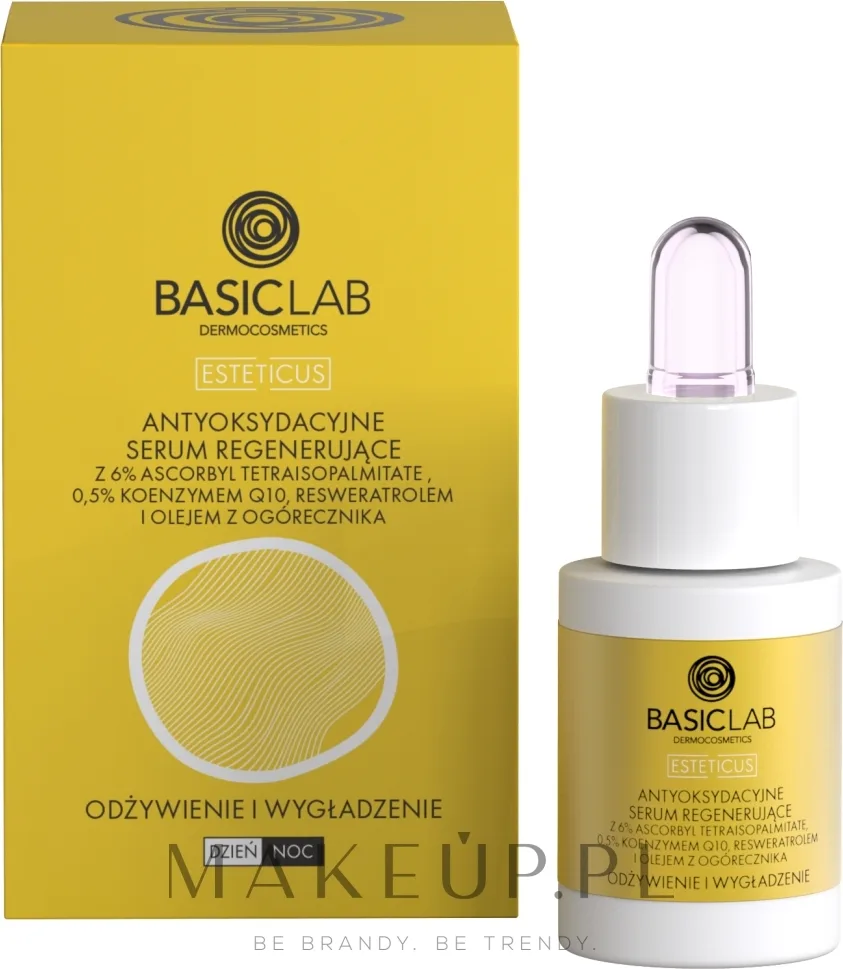 BasicLab Dermocosmetics BasicLab Dermocosmetics Esteticus Face Serum 6% Tetraisopalmitate 0.5% Coenzyme Q10 - Сыворотка для лица BasicLab Esteticus антиоксидантная с витамином C 6% и коэнзимом Q10 0,5%