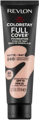 Тональный крем Revlon ColorStay Full Cover Foundation матирующий SPF 10, 30 мл