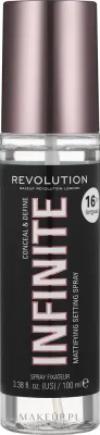 Спрей для фиксации макияжа Makeup Revolution Conceal & Define Infinite 16H