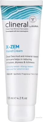 Крем для рук Ahava Clineral X-Zem с минералами Мёртвого моря для сухой кожи 125 мл