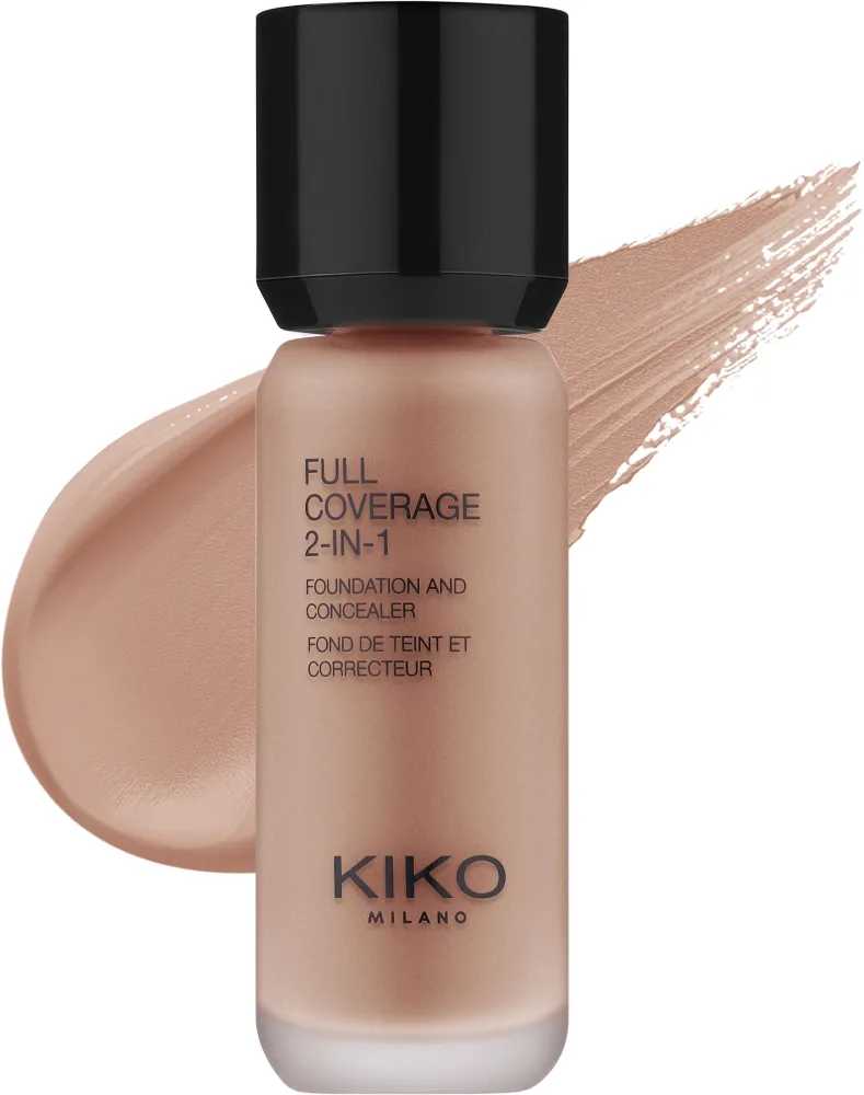 Тональное средство и корректор Kiko Milano Full Coverage 2 в 1, оттенок 95 - Neutral Gold