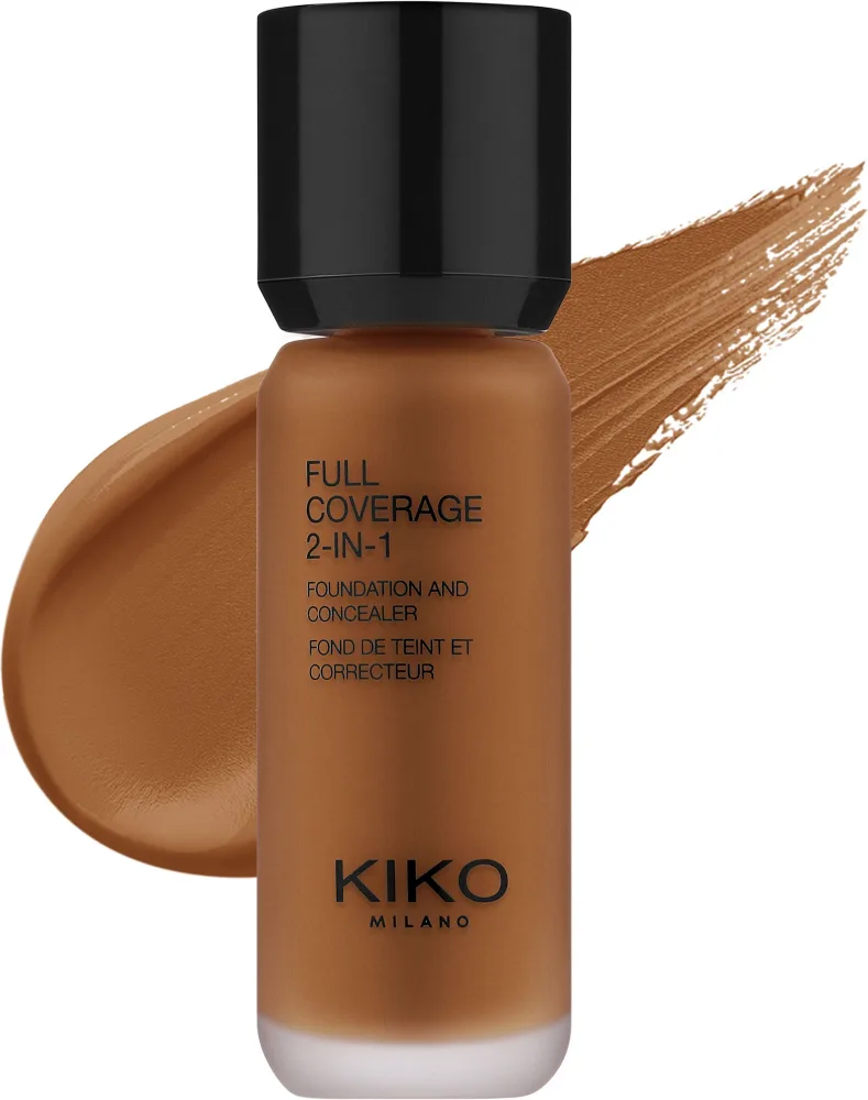 Тональное средство и корректор Kiko Milano Full Coverage 2 в 1, оттенок 95 - Gold