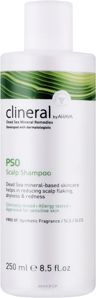 Шампунь Ahava Clineral Pso для чувствительной кожи головы 250 мл