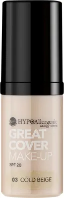 Тональный мусс Bell Hypoallergenic Great Cover Make-up кроющий SPF 20, 20 г