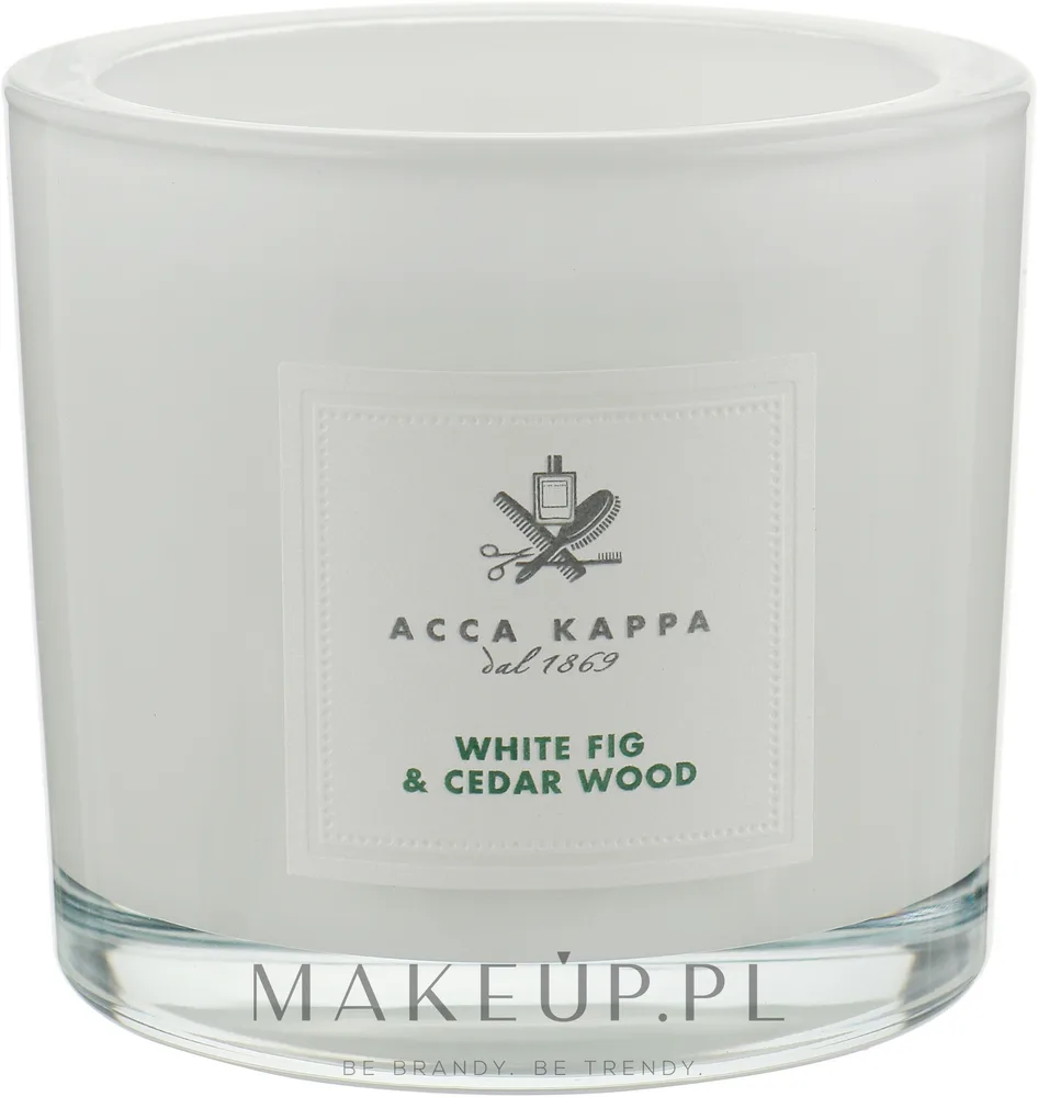 Acca Kappa White Fig & Cedarwood / Ароматическая свеча в стекле, белая фига и кедр, 180 г