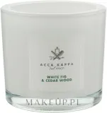 Acca Kappa White Fig & Cedarwood / Ароматическая свеча в стекле, белая фига и кедр, 180 г — фото 1