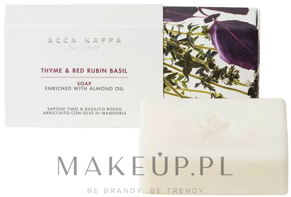 Мыло кусковое Acca Kappa тимьян и красный базилик, 150 г