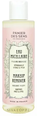 Panier des Sens Radiant Peony мицеллярное средство для снятия макияжа с пионом розой и васильком 200 мл