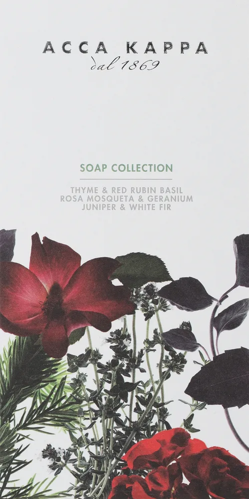 Набор мыла Acca Kappa Soap Collection три аромата с миндальным маслом 3x150 г