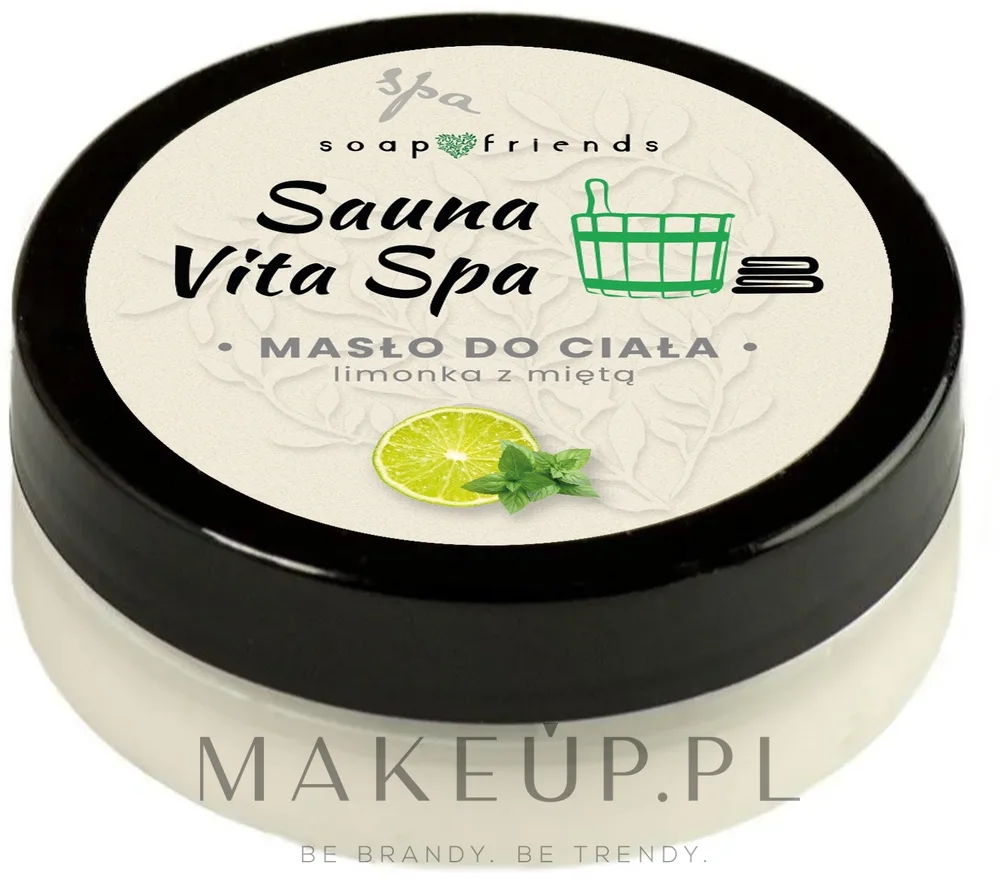 Масло для тела Soap&Friends Sauna Vita Spa лайм и мята питание и увлажнение 50 мл