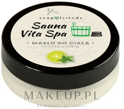 Масло для тела Soap&Friends Sauna Vita Spa лайм и мята питание и увлажнение 50 мл