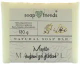 Мыло глицериновое Soap&Friends Argan аргана с золотом, 130 г — фото 1