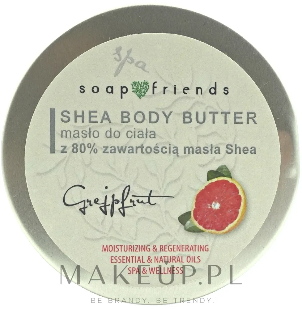 Масло для тела Soap&Friends Grapefruit с 80% масла ши для сухой кожи
