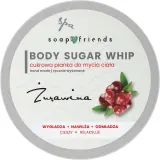 Сахарный мусс для мытья тела Soap&Friends Cranberry Body Sugar Whip с клюквой, 200 г — фото 1