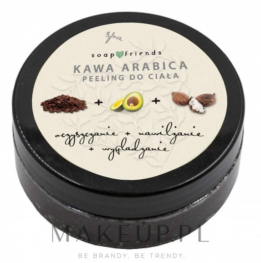 Скраб для тела Soap&Friends Kawa Arabica кофейно-сахарный, 200 мл