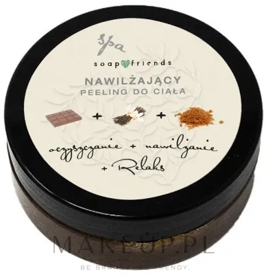 Увлажняющий скраб для тела Soap&Friends Chocolate шоколадный, 200 мл