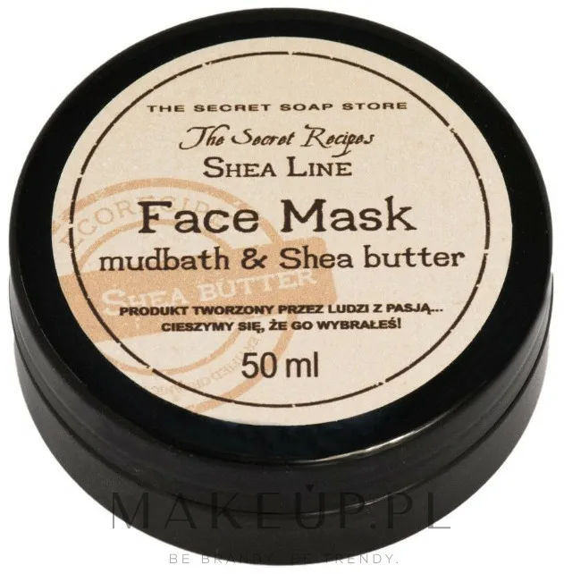 Soap&Friends Shea Line Mudbath & Shea Butter Mask — очищающая маска для лица с пелоидом и маслом ши, сужающая поры, 50 мл
