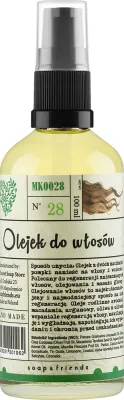 Масло для волос с сиянием и растительными маслами Soap&Friends Hair Oil