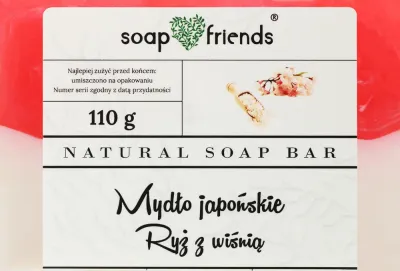 Мыло глицериновое Soap&Friends рис и вишня, 110 г