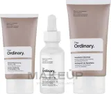 Набор The Ordinary The Daily сыворотка с гиалуроном сквалановый бальзам и NMF 30+50+30 мл — фото 2