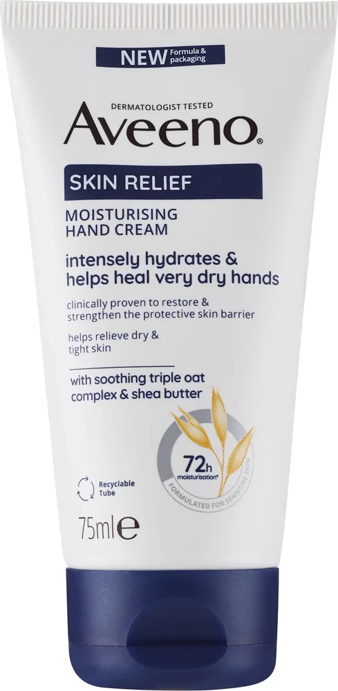 Крем для рук Aveeno Skin Relief для очень сухой кожи с коллоидной овсянкой 75 мл