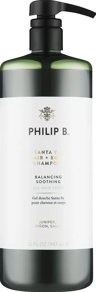 Гель-шампунь Philip B Santa Fe для тела и волос травяной 947 мл